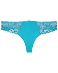 Simone Perele - Delice Embroidered Thong - Lyst