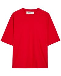 Rohe - Cotton And Silk-Blend T-Shirt - Lyst
