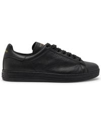 Tom Ford - Warwick Grained Leather Sneakers - Lyst
