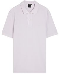 BOSS - Pallas Logo-Embroidered Piqué Cotton Polo Shirt - Lyst