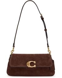 COACH - Jet Suede Shoulder Bag - Lyst