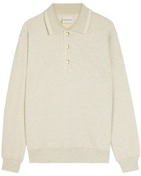Drole de Monsieur - Le Polo Drôle Logo-Embroidered Cotton Polo Jumper - Lyst