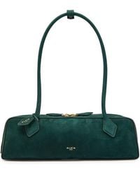 Alaïa - Le Teckle Medium Grained Nubuck Shoulder Bag - Lyst