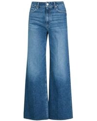PAIGE - Anessa Wide-Leg Jeans - Lyst