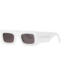 Alexander McQueen - Rectangle-frame Sunglasses - Lyst