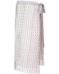 Missoni - Sequin-embellished Metallic Open-knit Sarong - Lyst