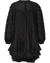 Isabel Marant - Gyliane Cotton-blend Mini Dress - Lyst