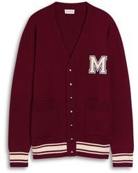 Moncler - Appliquéd Wool Cardigan - Lyst
