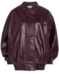 Christopher Esber - Devon Leather Bomber Jacket - Lyst