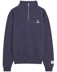 GALLERY DEPT. - Logo Half-Zip Cotton Sweatshirt - Lyst