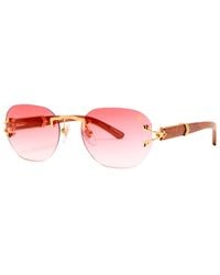 Vintage Frames Company - V-Decor Xl Woods Oval Sunglasses - Lyst