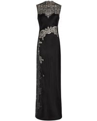 strapless open back dress Kanthro Pleated Maxi Dress - Gold