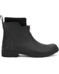 HUNTER - Chelsea Rubber Ankle Boots - Lyst