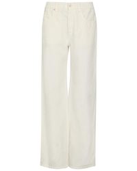 Brunello Cucinelli - Dyed Wide-Leg Denim Jeans - Lyst