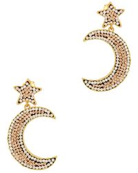 Soru Jewellery Peach Notte 18kt Gold-plated Drop Earrings - Metallic