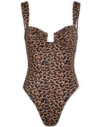 Away That Day - Cannes-Print Swimsuit - Lyst
