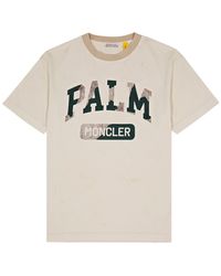 Moncler Genius - 8 Moncler Palm Angels Logo Cotton T-shirt - Lyst