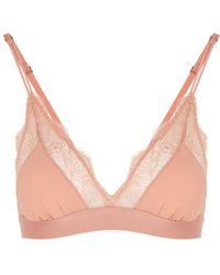 Love Stories - Love Lace Sienna Blush Lace-Trimmed Soft-Cup Bra - Lyst