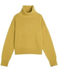 Extreme Cashmere - N°434 Crop Xtra Roll-Neck Cashmere Jumper - Lyst