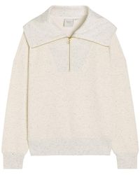 Varley - Catherine Half-Zip Stretch-Jersey Sweatshirt - Lyst