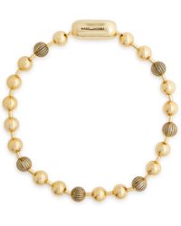 Marc Jacobs - The Monogram Ball Chain Necklace - Lyst