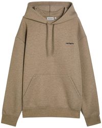 Carhartt - Alda Hooded Cotton-Blend Sweatshirt - Lyst