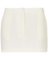 AEXAE - Cotton-Blend Mini Skirt - Lyst