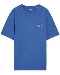 Wax London - Dean Printed Cotton T-Shirt - Lyst