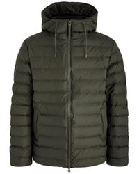 Rains - Quilted Rubberised Casual Jacket - Lyst