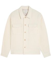 FRAME - Tweed Overshirt - Lyst