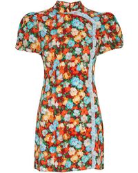 Kitri - Philippa Floral-print Mini Dress - Lyst