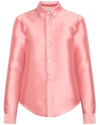 Calvin Klein - Sophie Satin Shirt - Lyst