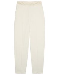 JOSEPH - Aix Tapered Stretch-Crepe Trousers - Lyst