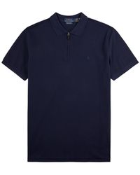 Polo Ralph Lauren - Logo-embroidered Stretch-cotton Polo Shirt - Lyst