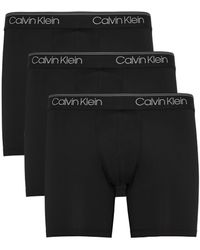 Calvin Klein - Logo Stretch-jersey Boxer Briefs - Lyst