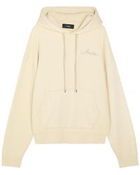 Amiri - Ma Quad Checkerboard Logo-Embroidered Hooded Cotton Sweatshirt - Lyst