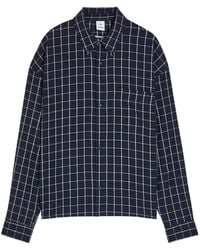 Won Hundred - Maza Checked Cotton-Blend Shirt - Lyst