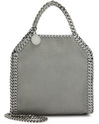 Stella McCartney - Falabella Tiny Faux Suede Tote - Lyst