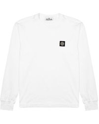 Stone Island Long-sleeve t-shirts for Men - Up to 55% off at Lyst.com