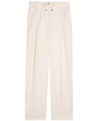 Moncler - Straight-Leg Wool Trousers - Lyst