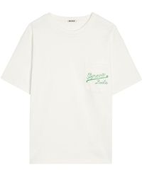 Bode - Geneva Beaded Cotton T-Shirt - Lyst