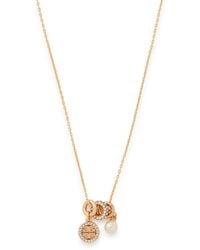 Tory Burch - Icon 18Kt-Plated Necklace - Lyst