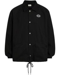 Bode - Logo-Embroidered Cotton-Twill Track Jacket - Lyst