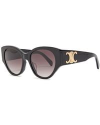 Celine - Triomphe Cat-Eye Sunglasses - Lyst