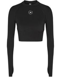 Stella McCartney - Adidas X Training Cropped Stretch-Jersey Top - Lyst