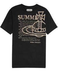Vivienne Westwood - Summer Printed Cotton T-shirt - Lyst