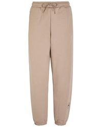Stella McCartney - Adidas X Logo-Print Cotton Sweatpants - Lyst