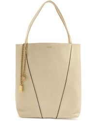 Chloé - Spin Medium Grained Leather Tote - Lyst
