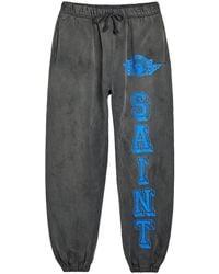 SAINT Mxxxxxx - Angel Of Death Printed Cotton Sweatpants - Lyst