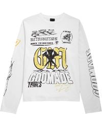 God Made - Retribution Printed Cotton Top - Lyst